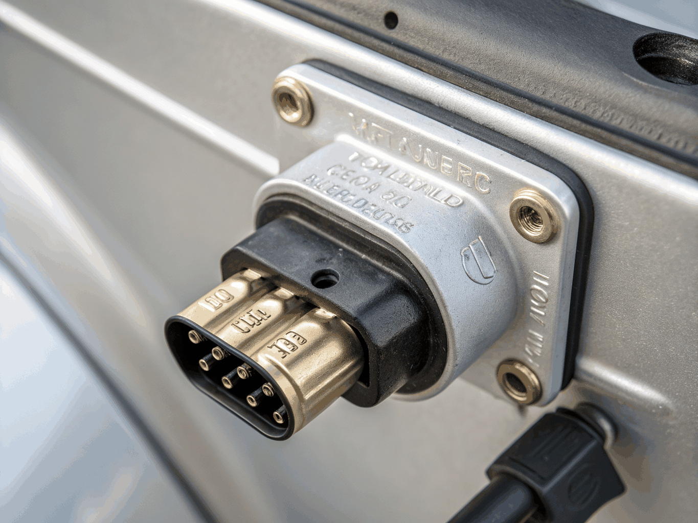 Digital fuel rail pressure sensor transducer with weather-sealed connector